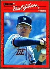 Paul Gibson baseball card